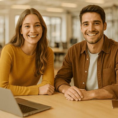 Jovenes desarrollando sus habilidades blandas para su primer empleo gracias a KABI