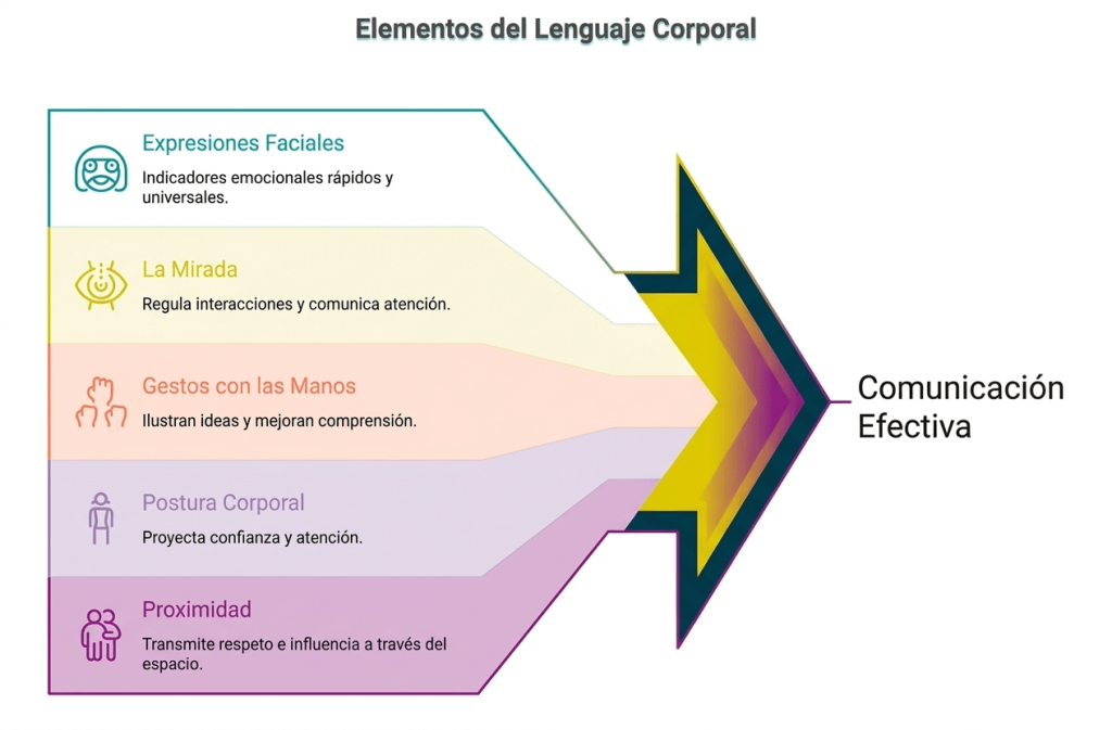 Comunicación no verbal en el trabajo: cómo presentar con impacto, leer señales corporales y usar el lenguaje corporal efectivamente